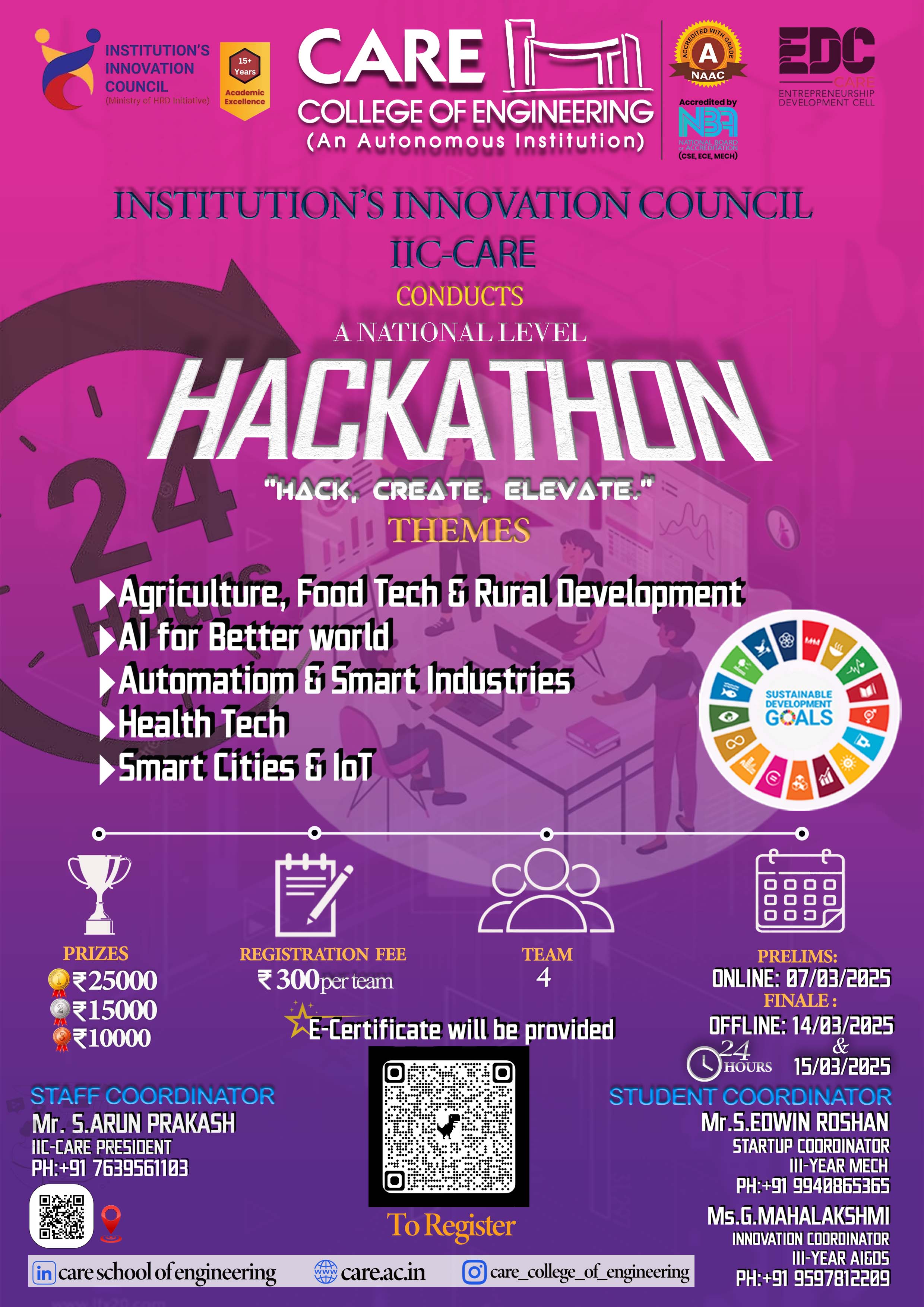 24 Hours National Level Hackathon ’25